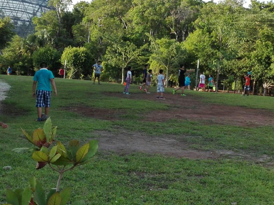 Campamento en Parque Ximbal, Campeche Mexico