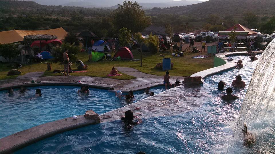 Campamento en Balneario Agua Linda, Hidalgo Mexico