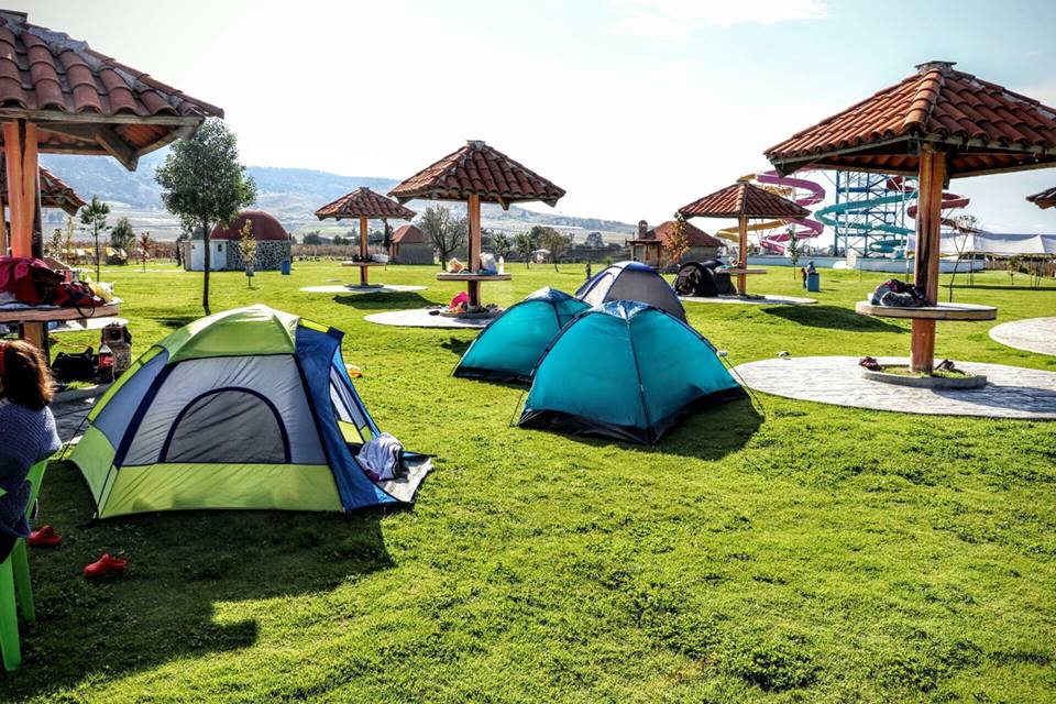 Campamento en Balneario Santa Ana, Hidalgo Mexico