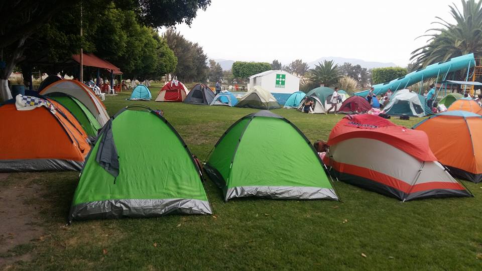 Campamento en Parque Aventura, Puebla Mexico