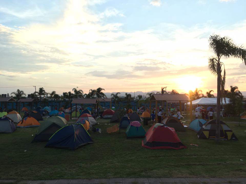 Campamento en Balneario Mundo A, Aguascalientes Mexico