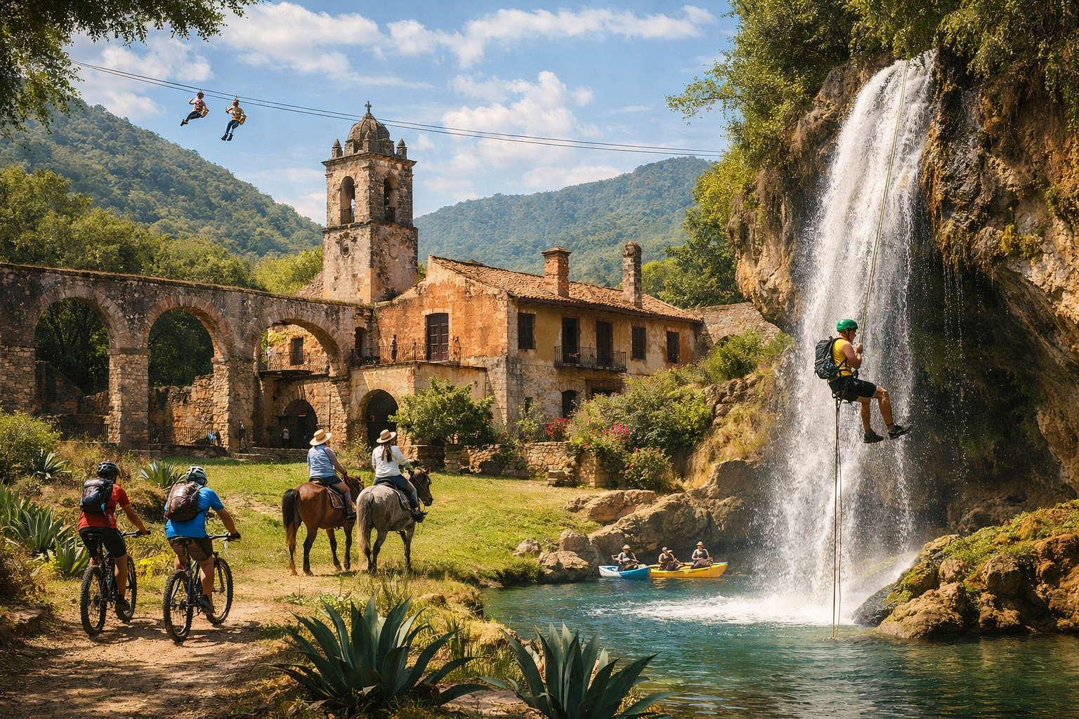 Haciendas mexicanas vinculadas al turismo de aventura y naturaleza