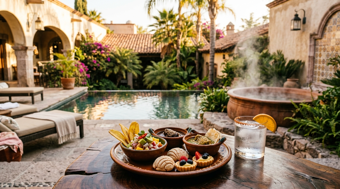 Deleitando los Sentidos: Sabores y Spas en los Balnearios de Lujo de México